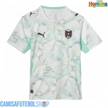 Camisa de time de futebol Áustria Replicas 2º Equipamento Mundo 2026 Manga Curta